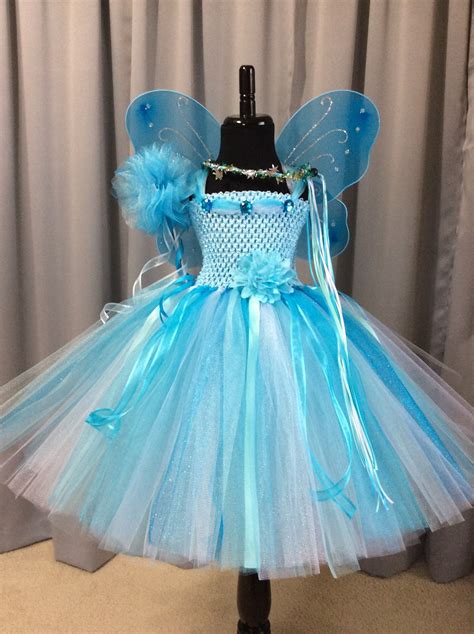 Light Blue Turquoise Aqua & White Fairy Princess Costume - Etsy