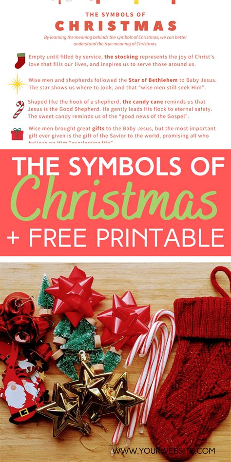 The 9 Symbols Of Christmas And Their Meanings Free Printable