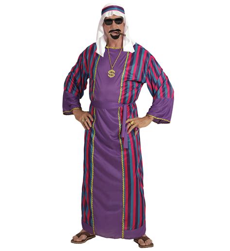 Herren Scheich Kost M Karneval Fasching Araber Lscheich Sultan