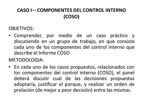 Auditoria Ejemplos De Control Interno De Una Empresa Nuevo Ejemplo