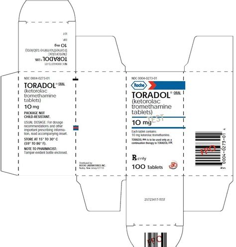 Toradol - FDA prescribing information, side effects and uses