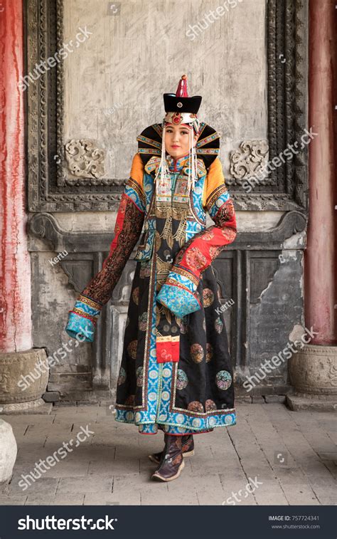 Young Mongolian Woman Traditional 13th Century Stock Photo 757724341 ...