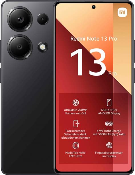 Xiaomi Redmi Note 13 Pro Smartphone 8GB RAM 256GB ROM Ekran 6 67 FHD