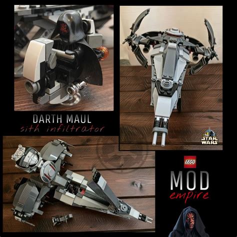 LEGO STAR WARS sith infiltrator mod overview | Lego star wars, Lego, Lego ship