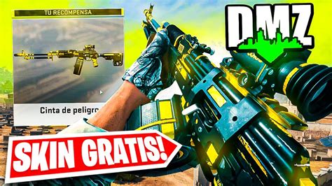 Jugué a DMZ y CONSEGUÍ una SKIN GRATIS del MEJOR ARMA de Warzone YouTube