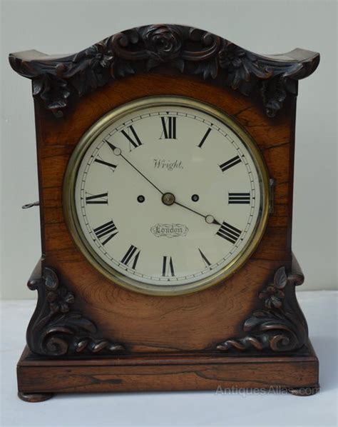 Antiques Atlas Wright Of London Fusee Bracket Table Clock