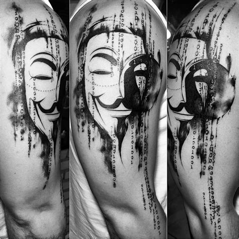 Instagram Anonymous Tattoo Tattoos For Guys Silhouette Tattoos