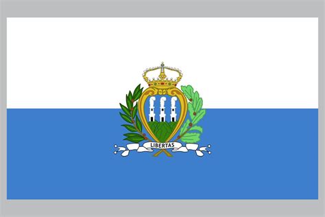 San Marino Flag Vector 19003340 Vector Art At Vecteezy