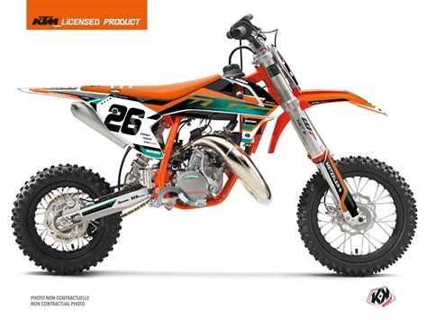 Ktm Sx 50 Dirt Bike Sizzle Graphic Kit Green Kutvek Kit Graphik