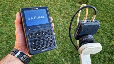 Satlink Ws Portable Digital Satellite Finder With S V Mah