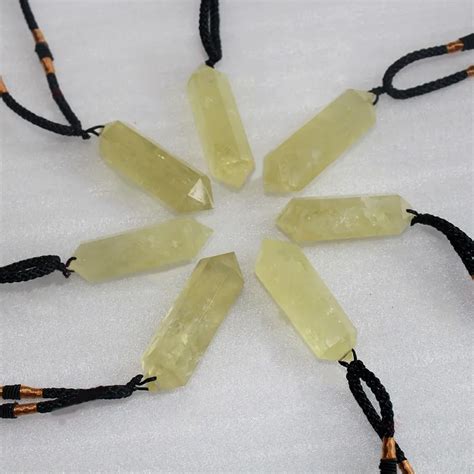 Natural Crystal Quartz Jewelry Pendant Quartz Necklace Crystal Obelisk ...