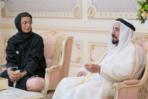 Sharjah Ruler Meets Noura Al Kaabi Asian Lite Uae