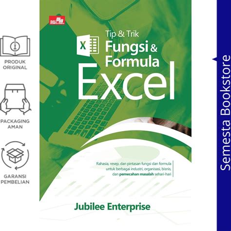 Jual Tip Dan Trik Fungsi Dan Formula Ms Excel Buku Ori Elex Shopee