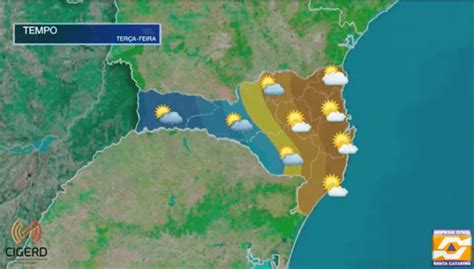 V Deo Previs O Do Tempo Para Santa Catarina Nesta Ter A Feira