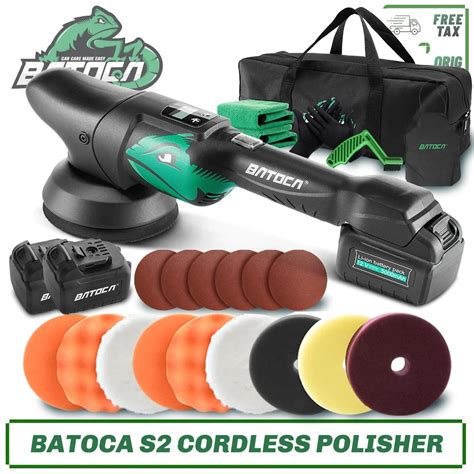 Batoca S Inch Cordless Car Polisher Mm Orbital Wireless Polisher