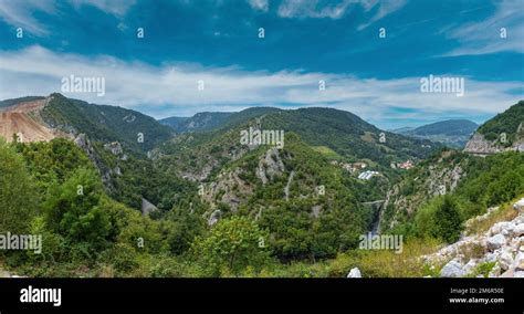 Summer Mountain Panorama Uzice Town Outskirts Serbia Stock Photo Alamy