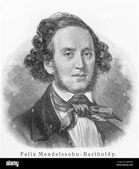 Mendelssohn portrait Black and White Stock Photos & Images - Alamy