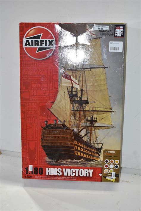 Sold Price Large 1 180 Airfix Hms Victory Model Kit November 4