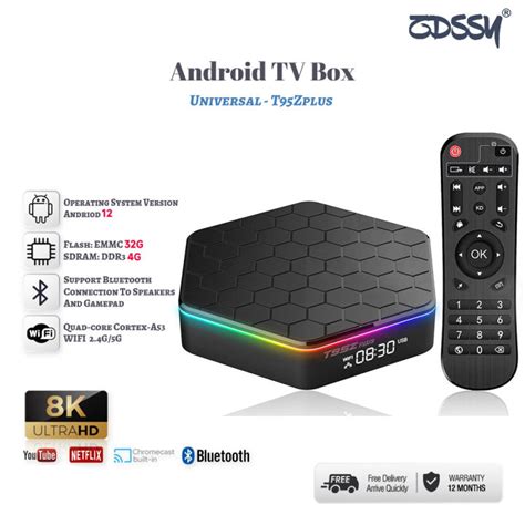 T Z Plus Android Tv Box Allwinner H K G G Wifi Gb B