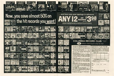 Columbia Record Club (late 1960s) : r/1960s