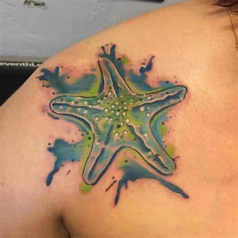 75 Starfish Tattoo Designs