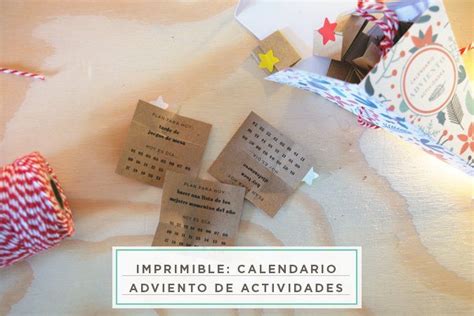 Imprimible Calendario Adviento De Actividades Mlc Estudio