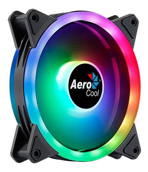 Fan Cooler Pc Gabinete Aerocool Duo Argb Dual Ring