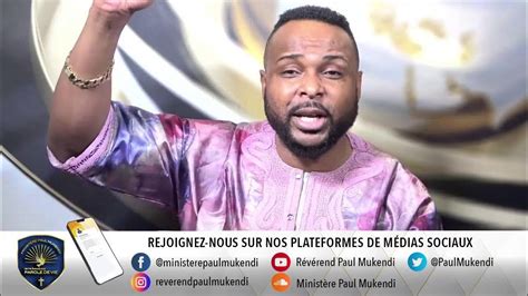 «lamour De Dieu Culte Dimanche Avec RÉv Paul Mukendi Youtube