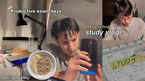 Study Vlog Productive Days During Exam Cramming For Finals