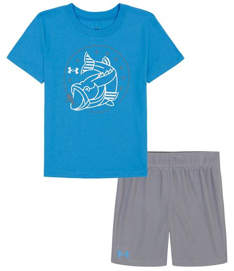 Under Armour Baby Boys 12 24 Months Short Sleeve Americana Bass T Shirt