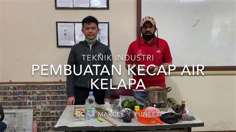 Pembuatan Kecap Air Kelapa Youtube