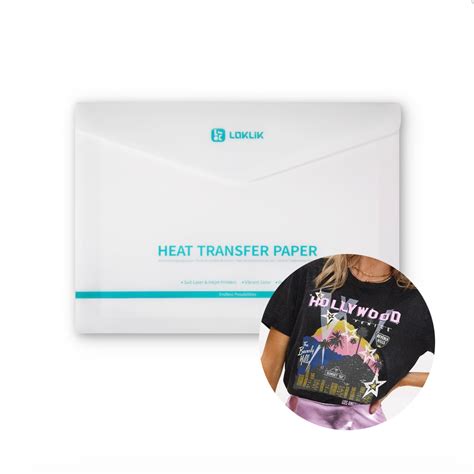 Designtec Papel Transfer Para Telas Oscuras Loklik Hojas Tama O A