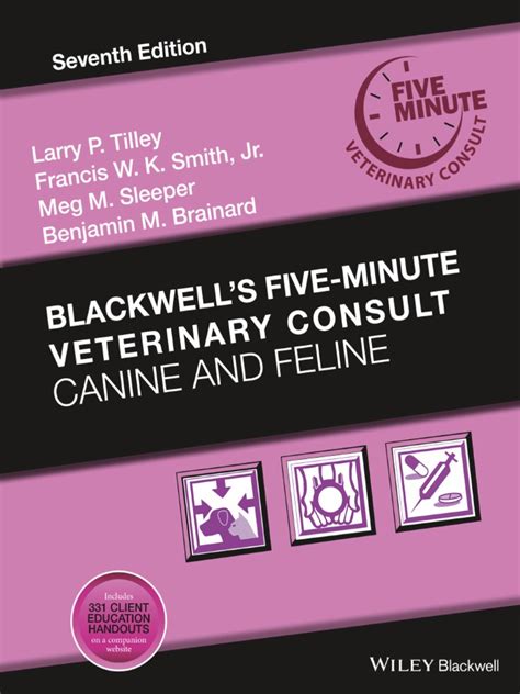 Blackwells Five Minute Veterinary Consult Canine And Feline 7th Edition