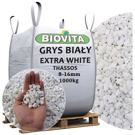 Grys Extra White THASSOS BIOVITA 8 16mm 1000kg 5907813162626 Cena