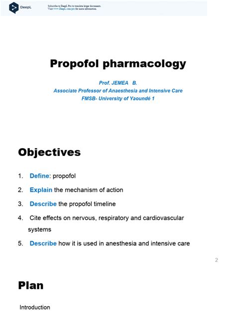 Pharmacology Of Propofol 084216 Pdf