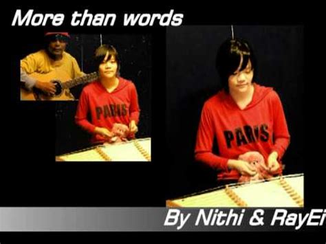 More than words (Cover) ขิม - YouTube