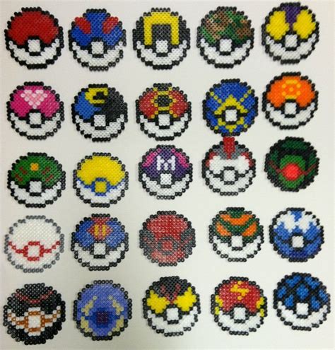 Pokeball Perler