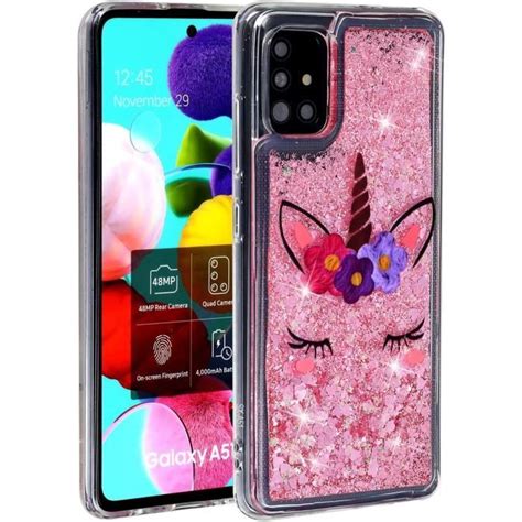 Paillette Liquide Coque Samsung Galaxy A D Glitter Brillant Sable