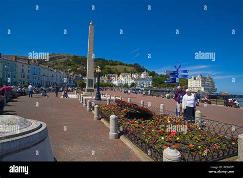 Llandudno Promenade Great Orme North Wales Uk Stock Photo Alamy