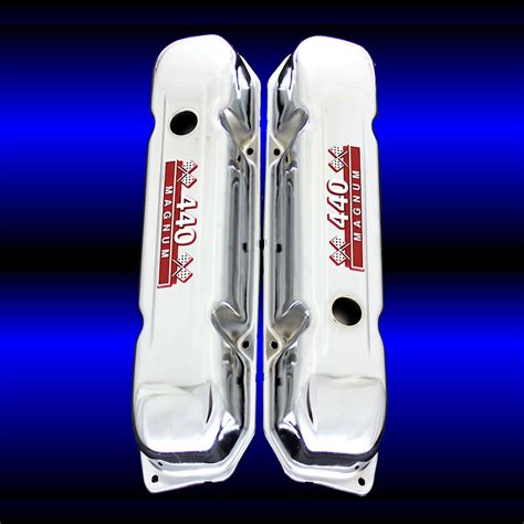 Chrome Bb Mopar Magnum Emblem Valve Covers