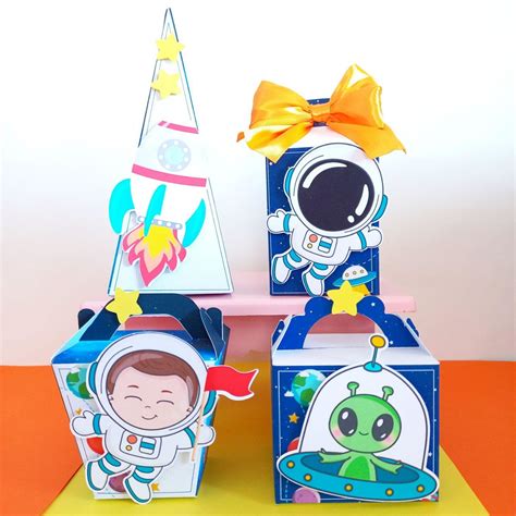 Kit 80 Personalizados Galáxia Astronauta Elo7