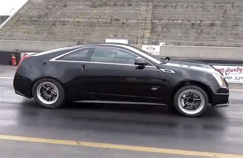 Record-Setting Cadillac CTS-V Dips Into The Nines - Dragzine