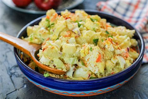 Puerto Rican Potato Salad With Apples Ensalada De Papa