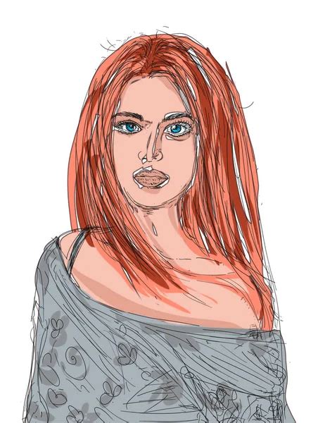 Desenho Menina Ruiva Stock Photos Royalty Free Desenho Menina Ruiva