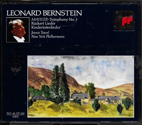 Mahler Symphony No Leonard Bernstein Cd Set Sony Made In