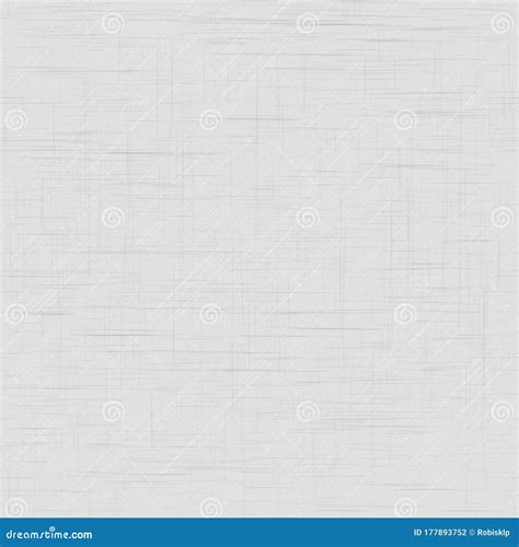 Seamless White Linen Fabric Background Texture Stock Vector