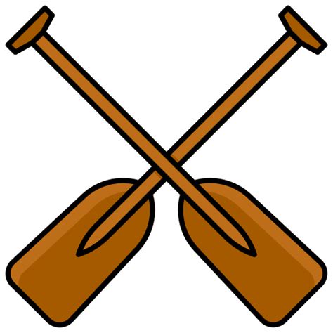 paddle generic outline color icon