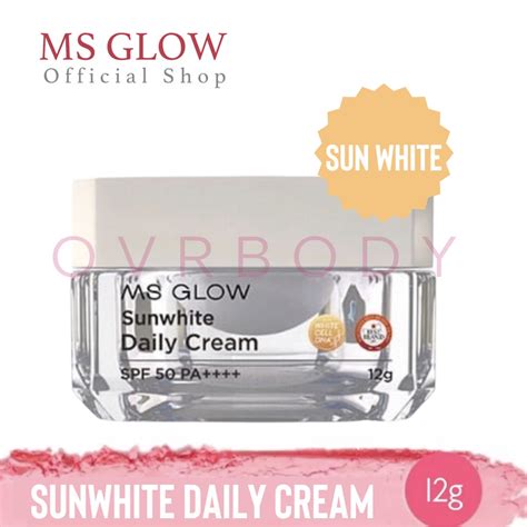 Jual SUNWHITE MS GLOW DAILY CREAM Shopee Indonesia