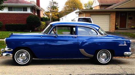 1954 Chevy 150 Sedan 55 000 Orig Miles Great Condition Low Reserve Classic Chevrolet Bel