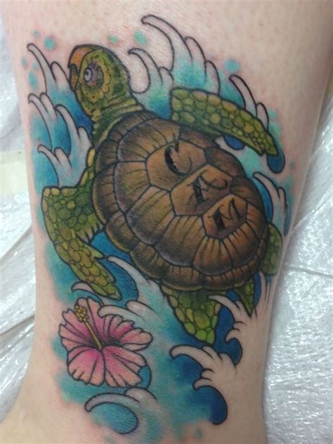 80 Simple And Small Sea Turtle Tattoos Design With Meanings